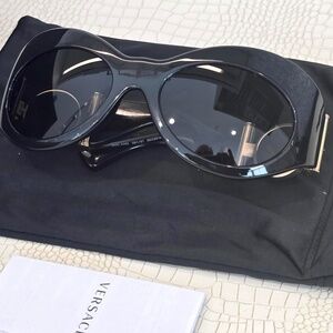 🔥VERSACE VE4462-GB1-87-58 Sunglasses Size 58mm 115mm 20mm Black